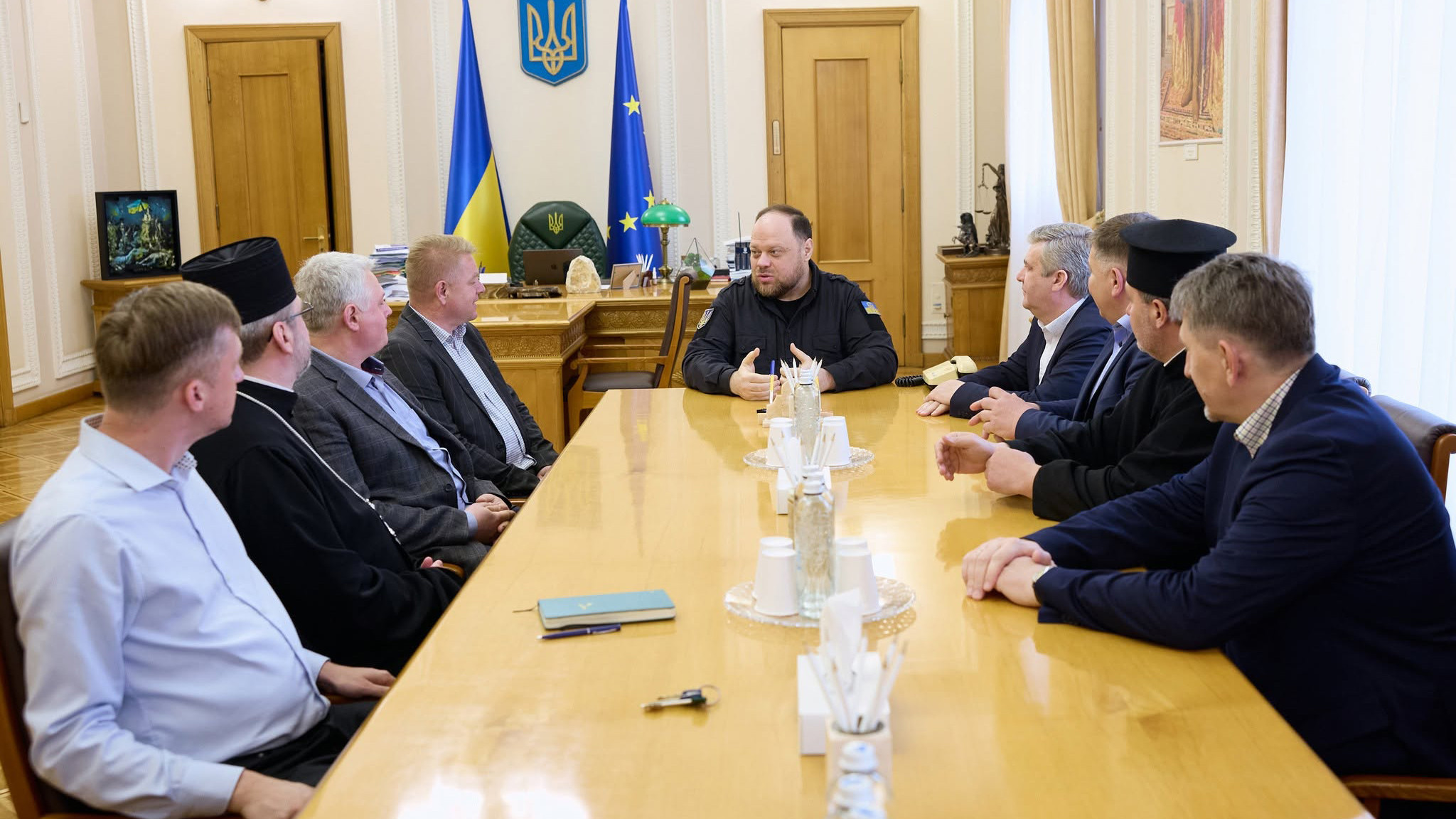 Representatives of Churches meet with speaker of Parliament Ruslan Stefanchuk
